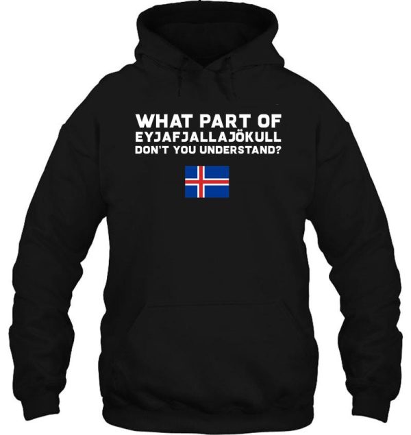 funny volcano iceland hoodie