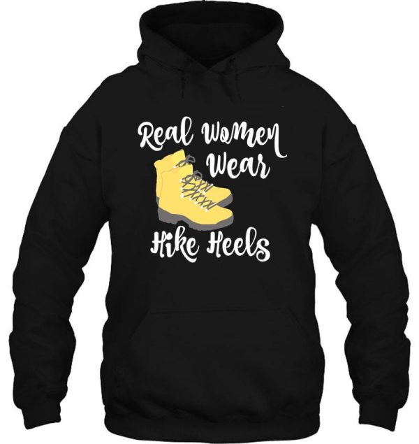 funny womens hiking t shirt design hike heels hoodie