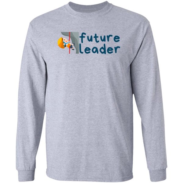 future leader. kids rock climbing long sleeve