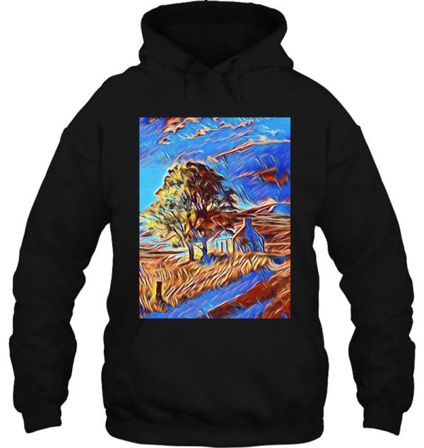 galathi wilderness house blue - wilderness hoodie