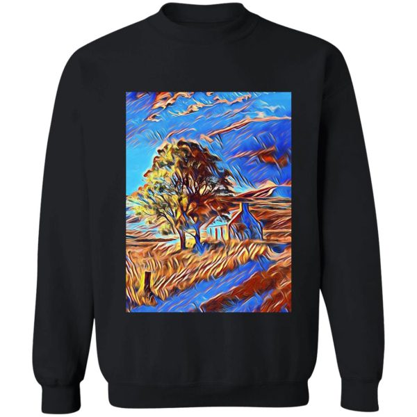 galathi wilderness house blue - wilderness sweatshirt