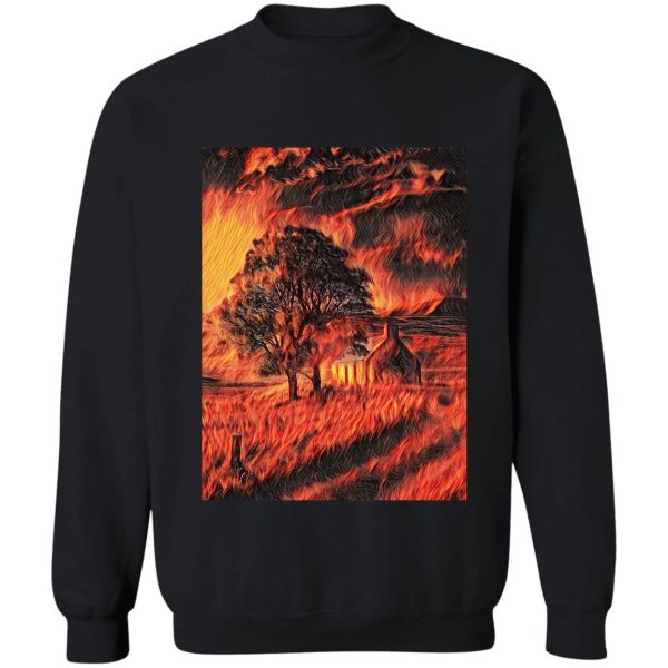 galathi wilderness house flames - wilderness sweatshirt