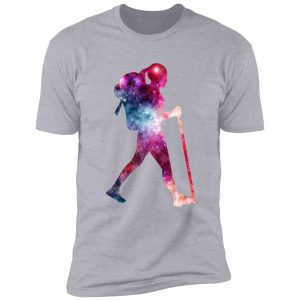 galaxy hiking vector shirt