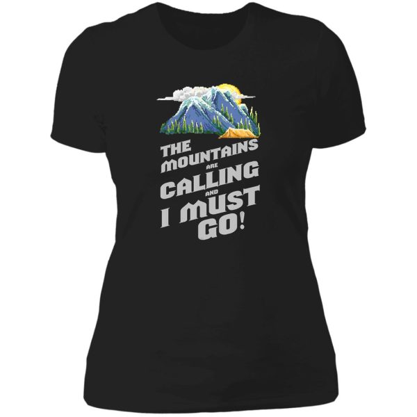 gaming style climber climb hiking hike mountaineering lady t-shirt