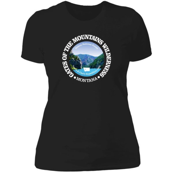 gates of the mountains wilderness (wa) lady t-shirt