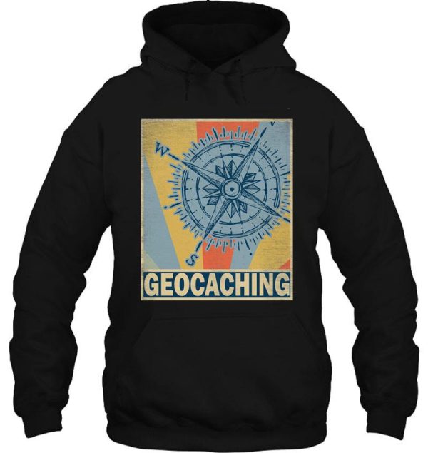 geocaching retro vintage hoodie