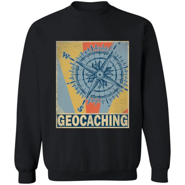 geocaching retro vintage sweatshirt