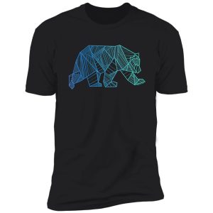geometric bear t shirt - geometrical bear shirt - camping and hiking shirt - mountains t-shirt - wilderness outdoors shirt shirt