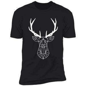 geometric deer head shirt