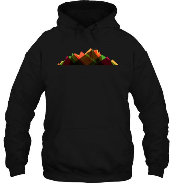 geometric mountains - tetons hoodie