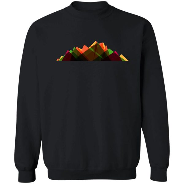 geometric mountains - tetons sweatshirt