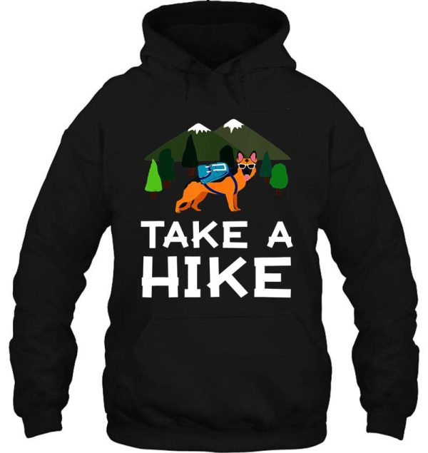 german shepherd take a hike hoodie