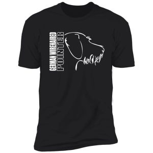german wirehair pointer - outline profile shirt