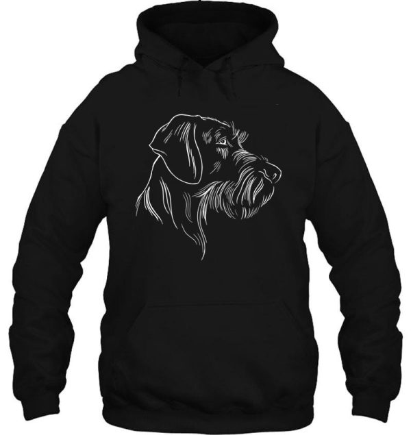 german wirehaired pointer hunting dog hoodie