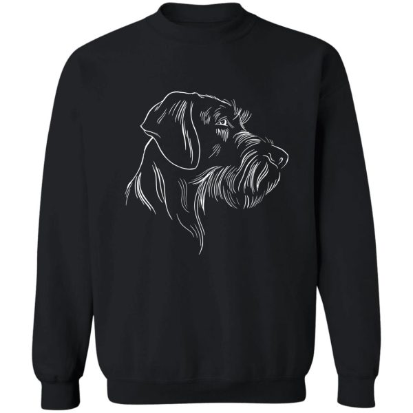 german wirehaired pointer hunting dog sweatshirt