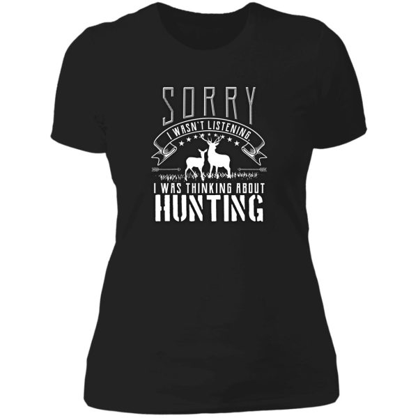 gift tee for deer hunters funny bow gun hunting clothing lady t-shirt