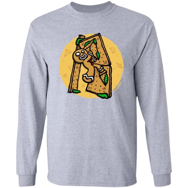 gingerbread woody rock climbing bouldering long sleeve