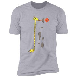 giraffe climbing - giraffe in climbing competition - climbing competition shirt