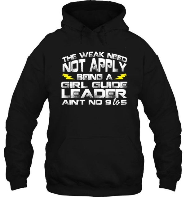 girl guide leader hoodie