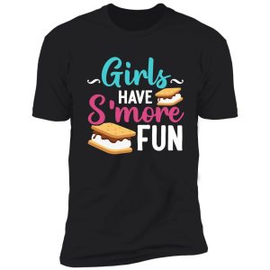 girls have s more fun camping graham biscuit shirt