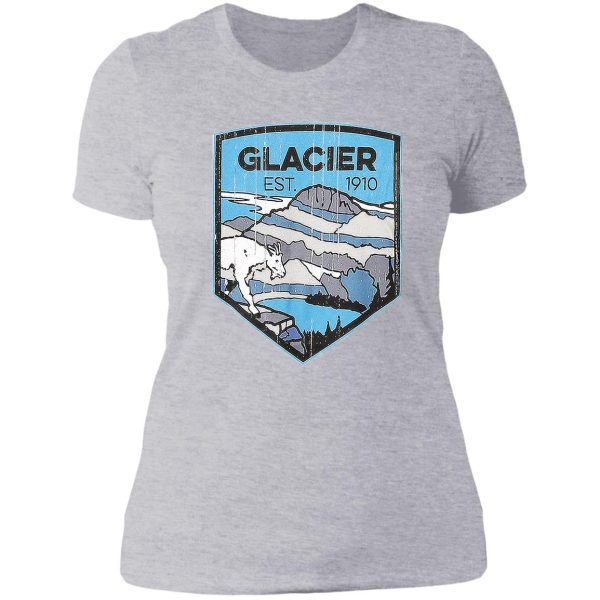 glacier national park lady t-shirt