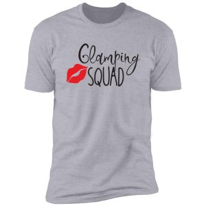 glamping squad camping gift idea product shirt