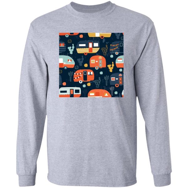 go camping pattern long sleeve