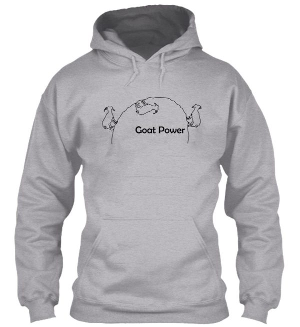 goat power climbing goats climbing goats hoodie