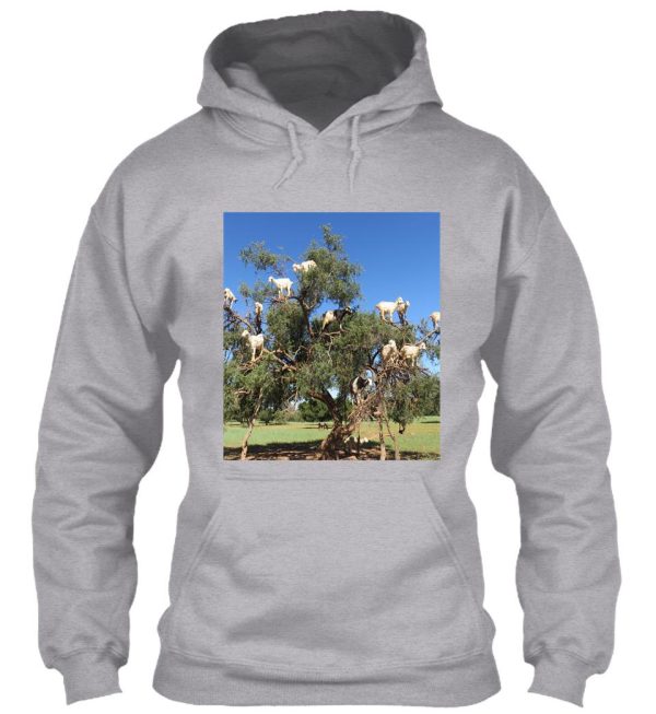 goats in trees hoodie