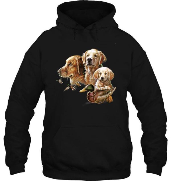 golden retriever hunting dogs hoodie