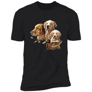 golden retriever hunting dogs shirt