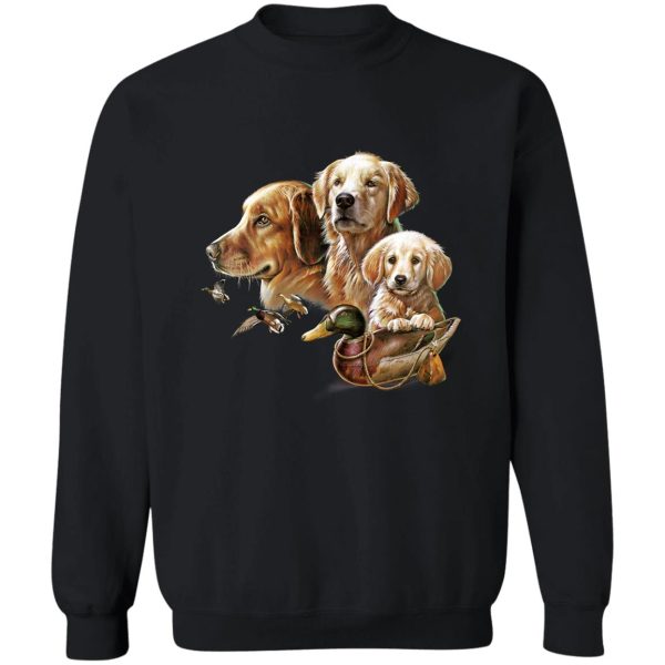 golden retriever hunting dogs sweatshirt