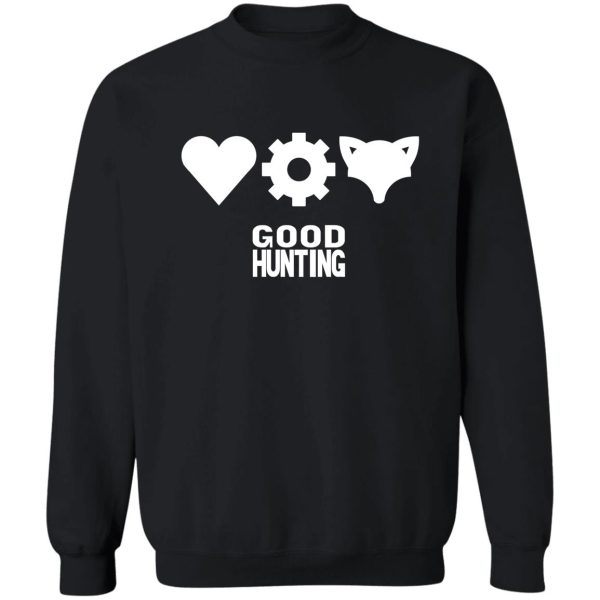 good hunting - love death & robots series- (with sign) sweatshirt