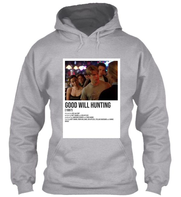 good will hunting at the bar poster hoodie