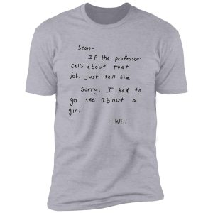 good will hunting letter to sean shirt