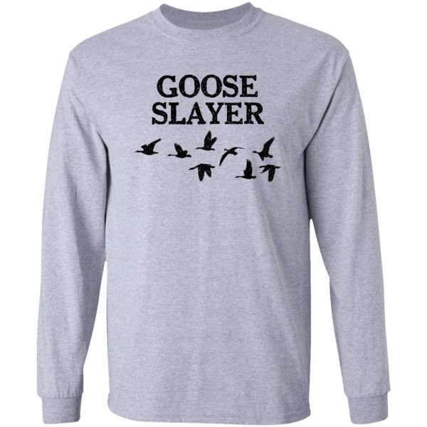 goose slayer goose hunting shirt dark long sleeve