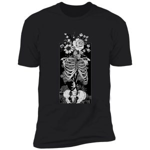 gothic flower and bones 14 shirt