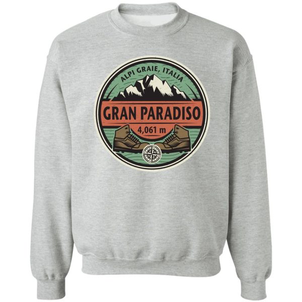 gran paradiso italy sweatshirt