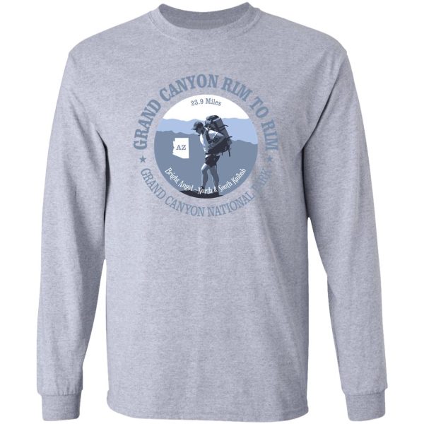 grand canyon rim to rim trail (bg) long sleeve