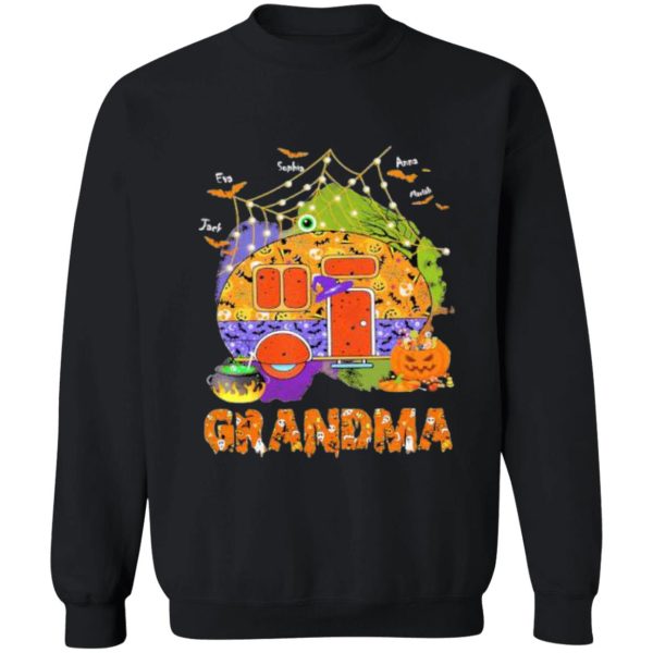 grandma camping halloween sweatshirt