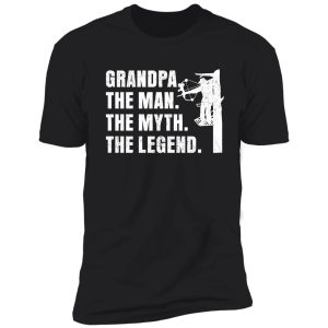 grandpa the man the myth the legend bowhunter shirt