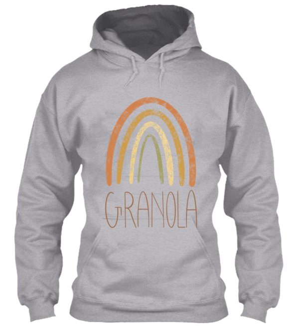 granola nature girl rainbow hoodie