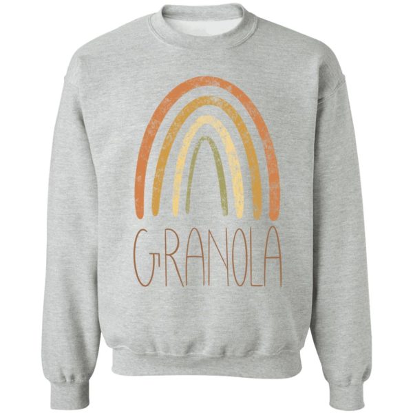 granola nature girl rainbow sweatshirt