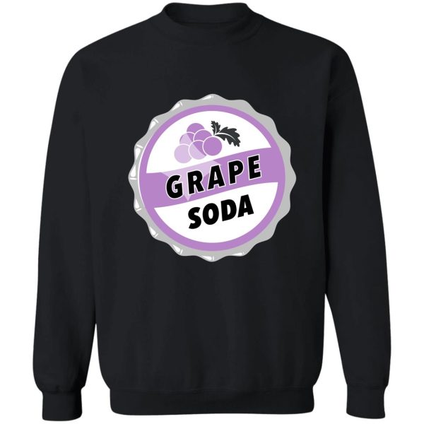 grape soda up bottle cap sweatshirt