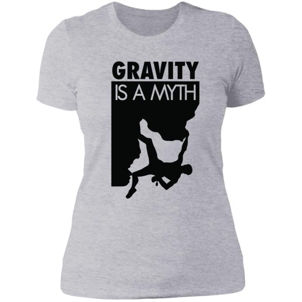 gravity is a myth tukunen klambiku lady t-shirt