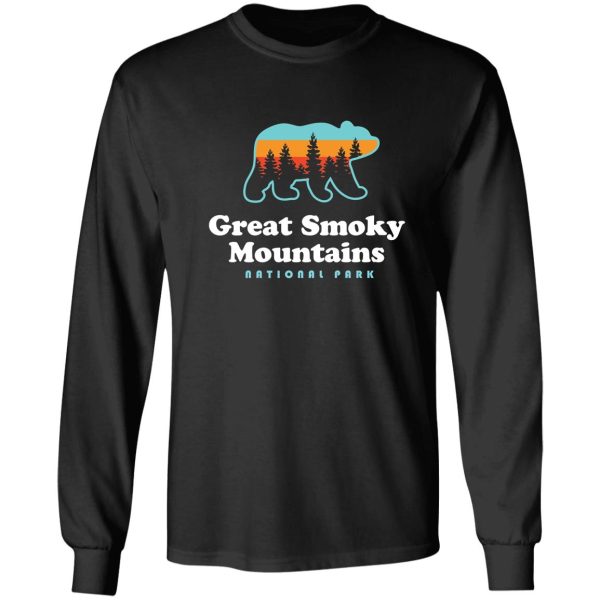 great smoky mountains national park bear long sleeve