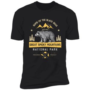 great smoky mountains national park shirt bear vintage gift ideas t-shirt shirt