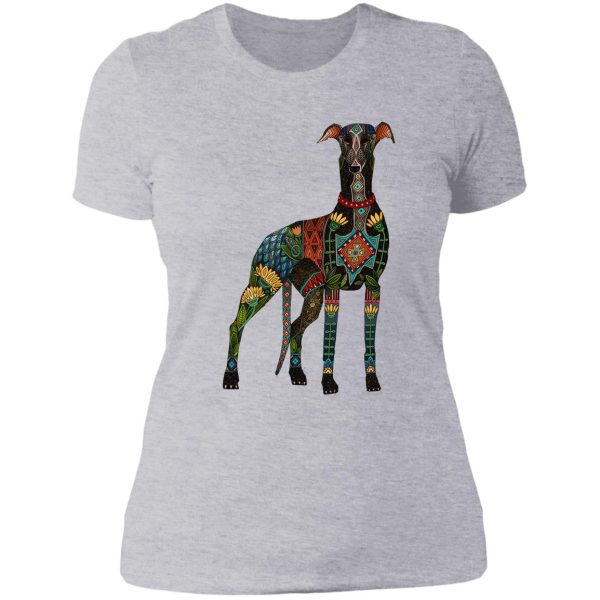 greyhound ivory lady t-shirt