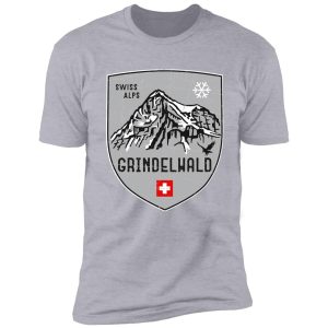 grindelwald mountain switzerland emblem shirt