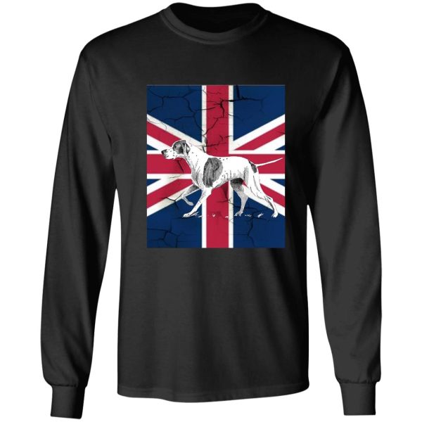 grunge uk fashion union jack flag english pointer long sleeve